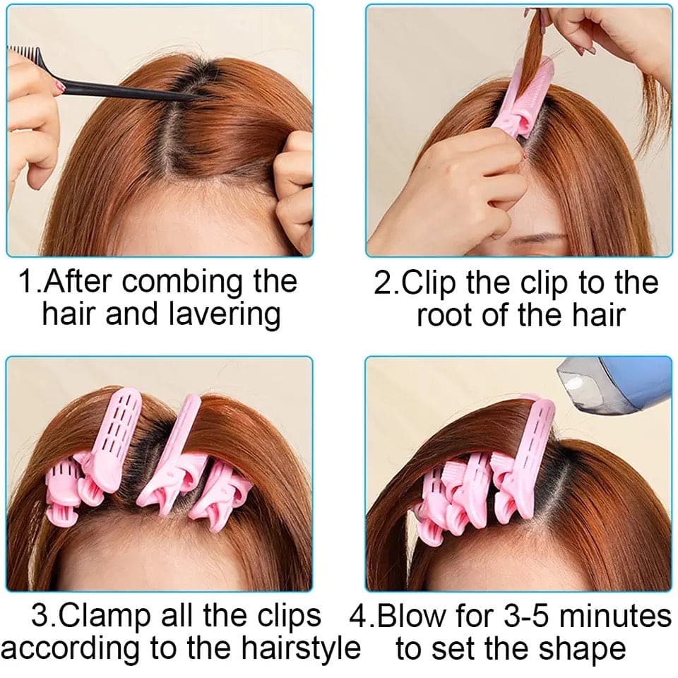 Set Of 2 Fluffy Hair Clip, Portable Plastic Hair Root Clip, Roller Wave Fluffy Hair Curler, Hair Styling Tool Accessories, Natural Volumizing Hair Root Clip Set Of 2 Fluffy Hair Clip, Portable Plastic Hair Root Clip, Roller Wave Fluffy Hair Curler, Hair Styling Tool Accessories, Natural Volumizing Hair Root Clip